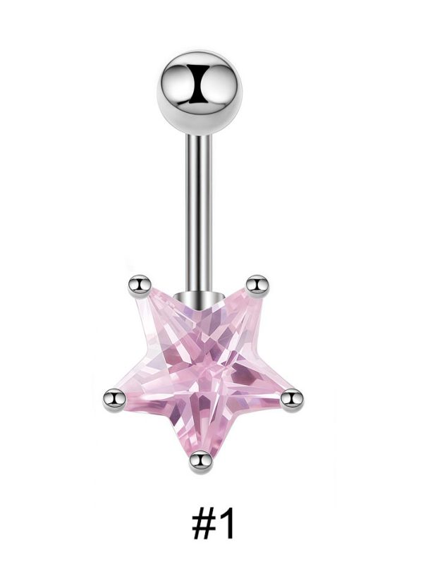 belly-button-piercing-ring-cute-star-body-jewelry-2 belly button jewellery