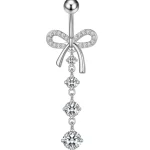 belly-button-piercing-ring-diamond-bow-body-jewelry-1 belly button jewellery