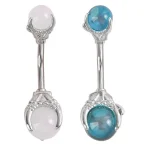 belly-button-piercing-ring-double-crystal-body-jewelry-1 belly button jewellery