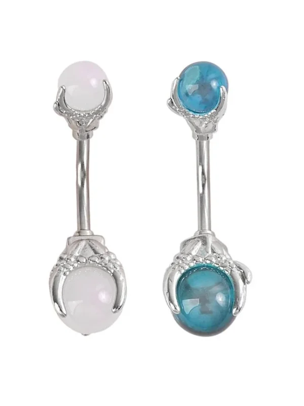 belly-button-piercing-ring-double-crystal-body-jewelry-1 belly button jewellery