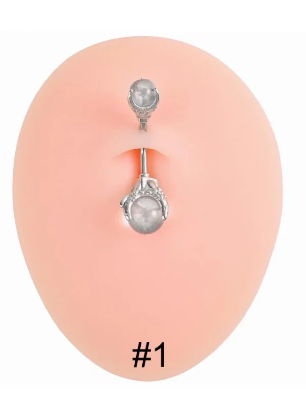 belly-button-piercing-ring-double-crystal-body-jewelry-2 belly button jewellery