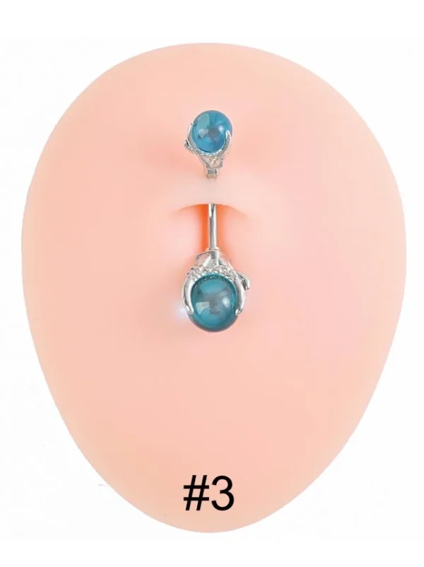 belly-button-piercing-ring-double-crystal-body-jewelry-4 belly button jewellery