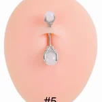 belly-button-piercing-ring-double-crystal-body-jewelry-6 belly button jewellery