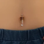 belly-button-piercing-ring-drop-zircon-body-jewelry-1 belly button jewellery