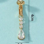 belly-button-piercing-ring-drop-zircon-body-jewelry-2 belly button jewellery