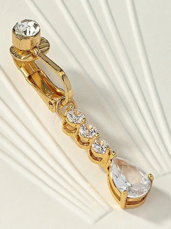 belly-button-piercing-ring-drop-zircon-body-jewelry-3 belly button jewellery