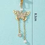 belly-button-piercing-ring-gold-butterfly-body-jewelry-4 belly button jewellery