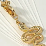 belly-button-piercing-ring-gold-snake-body-jewelry-3 belly button jewellery