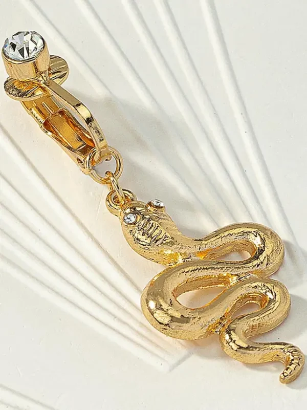 belly-button-piercing-ring-gold-snake-body-jewelry-3 belly button jewellery