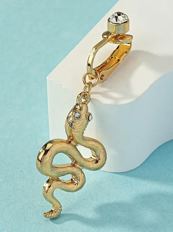 belly-button-piercing-ring-gold-snake-body-jewelry-4 belly button jewellery