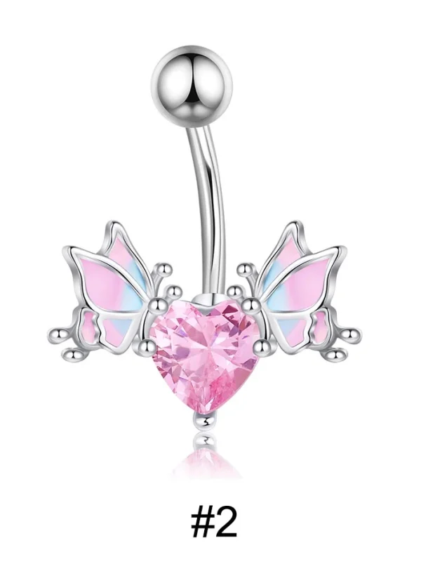 belly-button-piercing-ring-heart-butterfly-body-jewelry-3 belly button jewellery