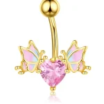 belly-button-piercing-ring-heart-butterfly-body-jewelry-5 belly button jewellery