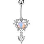 belly-button-piercing-ring-heart-opal-body-jewelry-1 belly button jewellery