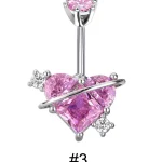belly-button-piercing-ring-heart-rhinestone-body-jewelry-4 belly button jewellery