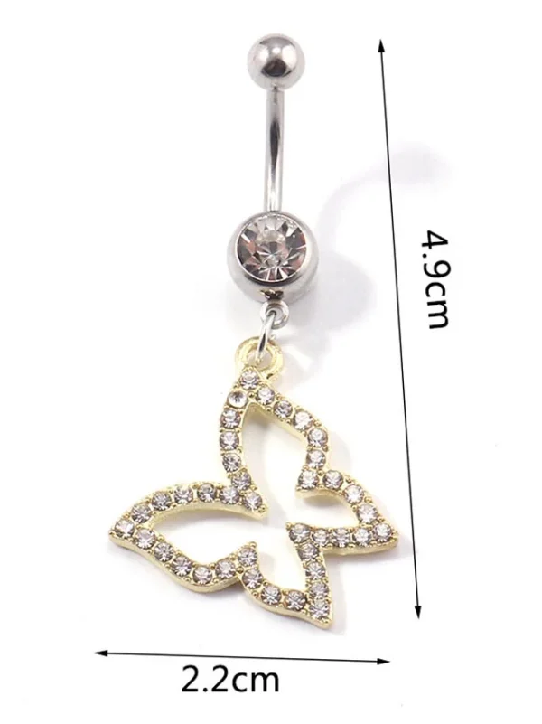 belly-button-piercing-ring-hollow-butterfly-body-jewelry-2 belly button jewellery