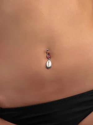belly-button-piercing-ring-shell-body-jewelry-1 belly button jewellery
