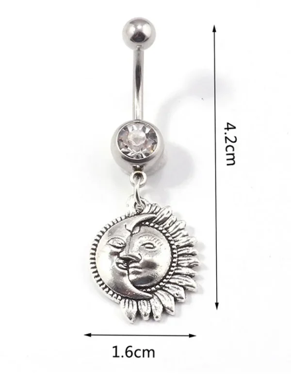 belly-button-piercing-ring-sun-moon-body-jewelry-1 belly button jewellery