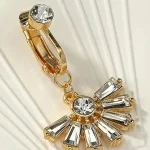 belly-button-piercing-ring-zircon-sun-body-jewelry-3 belly button jewellery