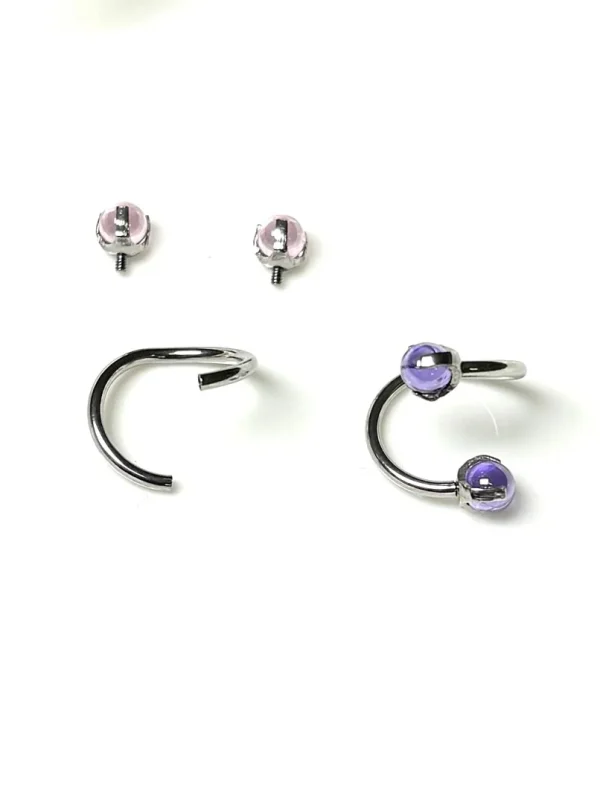 body-jewellery-crystal-ball-lip-piercing-rings-7 lip piercing rings