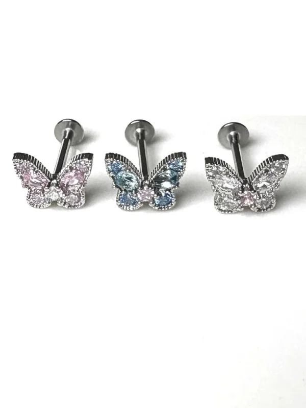 body-jewellery-cute-butterfly--lip-piercing-studs-5 piercing jewelry