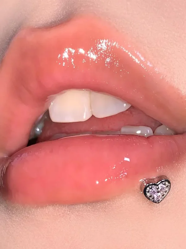 body-jewellery-cute-heart--lip-piercing-studs-1 piercing jewelry