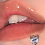 body-jewellery-heart-zircon-lip-piercing-studs-3 piercing jewelry