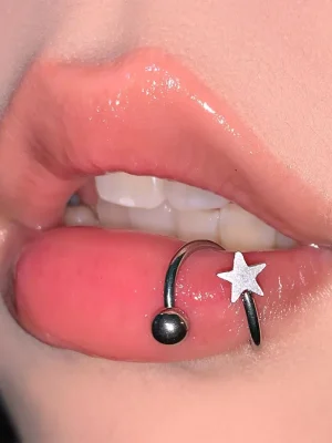 body-jewellery-star-titanium-lip-piercing-rings-1 lip piercing rings