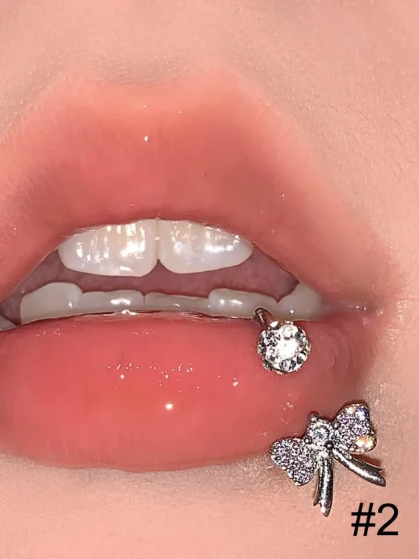 body-jewellery-zircon-bownot-lip-piercing-rings-3 piercing jewelry