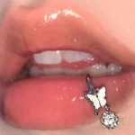 body-jewellery-zircon-butterfly-lip-piercing-rings-2 piercing jewelry