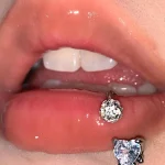 body-jewellery-zircon-heart-lip-piercing-rings-1 piercing jewelry