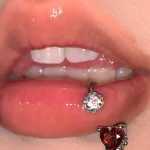 body-jewellery-zircon-heart-lip-piercing-rings-5 piercing jewelry
