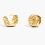 brushed-square-gold-earrings-4 gold earrings