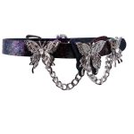 check-necklace-3-butterflies--collar-2 choker necklaces
