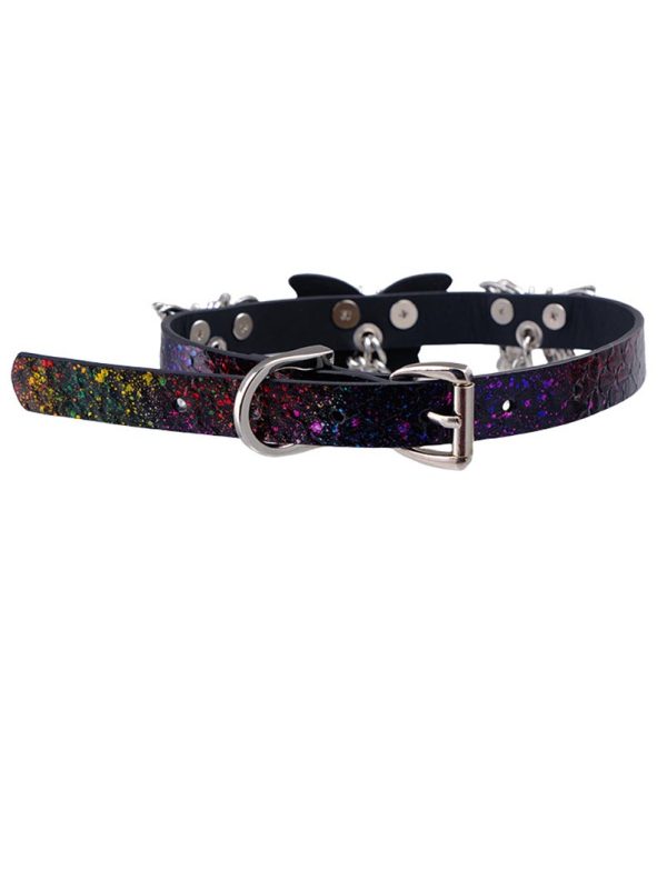 check-necklace-3-butterflies--collar-3 choker necklaces