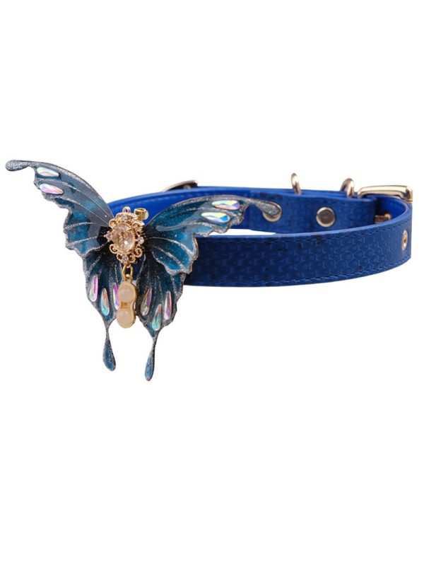 check-necklace-blue-butterfly-collar-3 choker necklaces