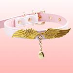 check-necklace-cute-angle-pink-collar-1 choker necklaces