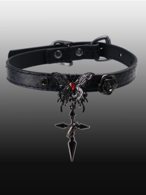 check-necklace-gothic-butterfly-collar-1 choker necklaces