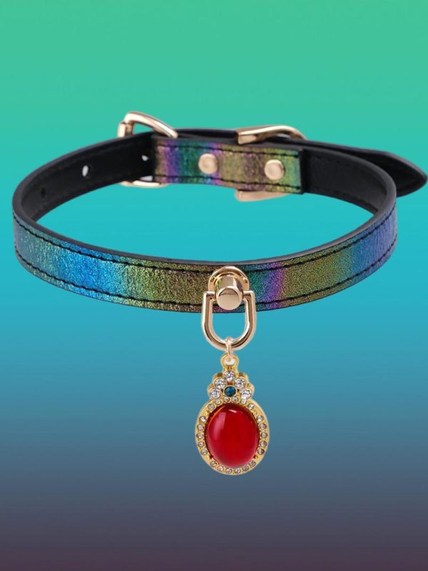 check-necklace-laser-red-crystal-collar-3 choker necklaces