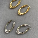 corrugated-hollow-gold-earrings-4 basic earrings
