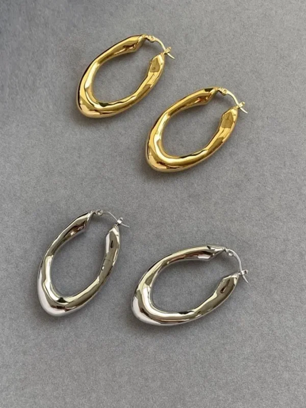 corrugated-hollow-gold-earrings-4 basic earrings