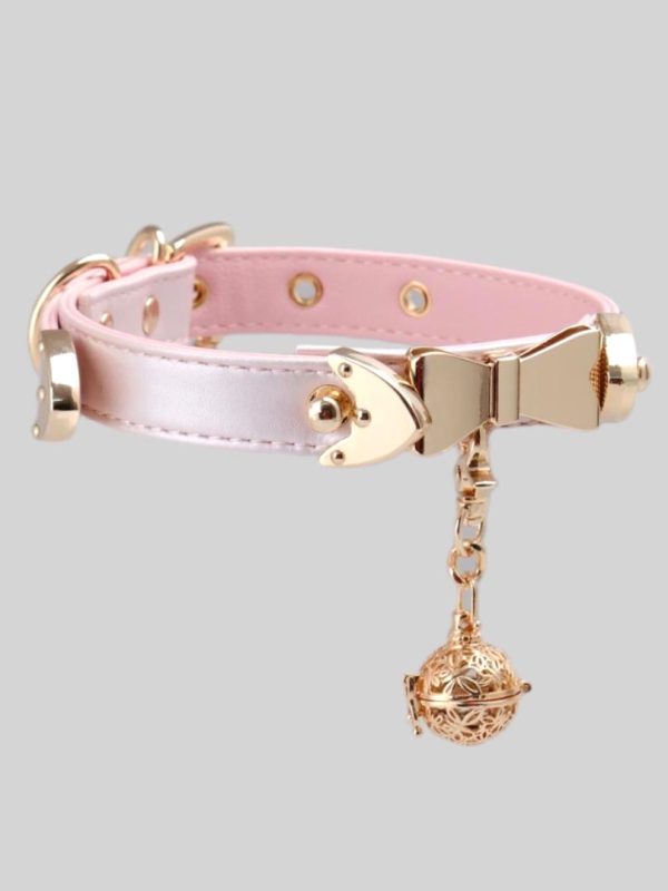 cute-choker-pink-bell-collar-2 cute collar