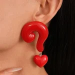 cute-earrings-question-mark-shape-3 cute ear studs