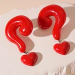 cute-earrings-question-mark-shape-4 cute ear studs