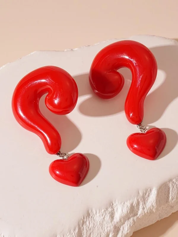 cute-earrings-question-mark-shape-4 cute ear studs