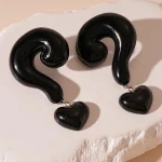 cute-earrings-question-mark-shape-5 cute ear studs