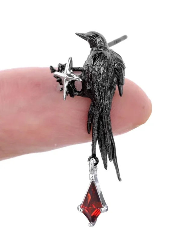 ear-piercing-jewelry-black-crow-ear-studs-4 ear jewellery