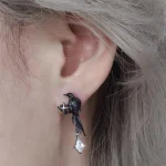 ear-piercing-jewelry-black-crow-ear-studs-5 ear jewellery