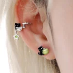 ear-piercing-jewelry-cat&apple-ear-stud-suit-1 ear jewellery