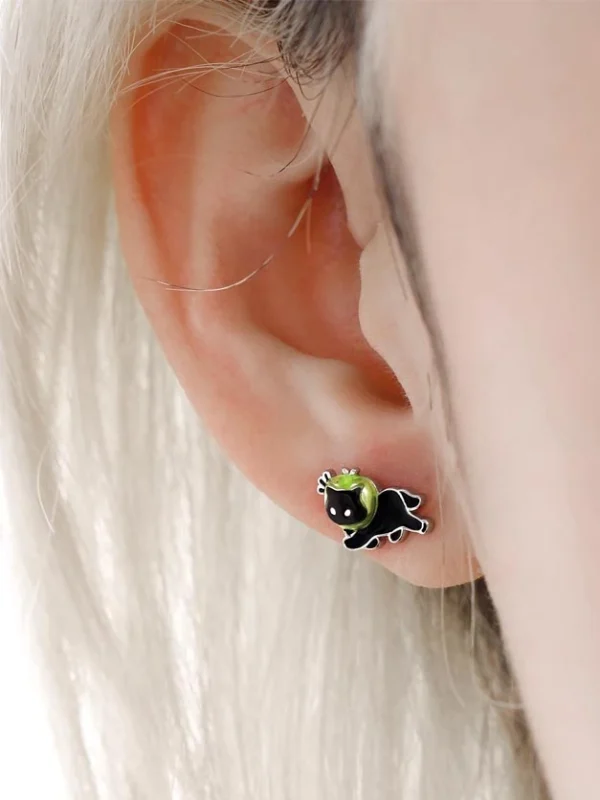 ear-piercing-jewelry-cat&apple-ear-stud-suit-6 ear jewellery