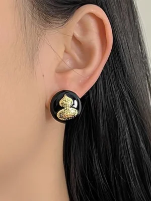 ear-piercing-jewelry-chinese-gourd-ear-studs-1 gold earrings